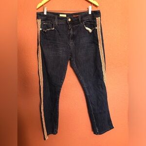 Pilcro The Slim Boyfriend Crop 32 Petite